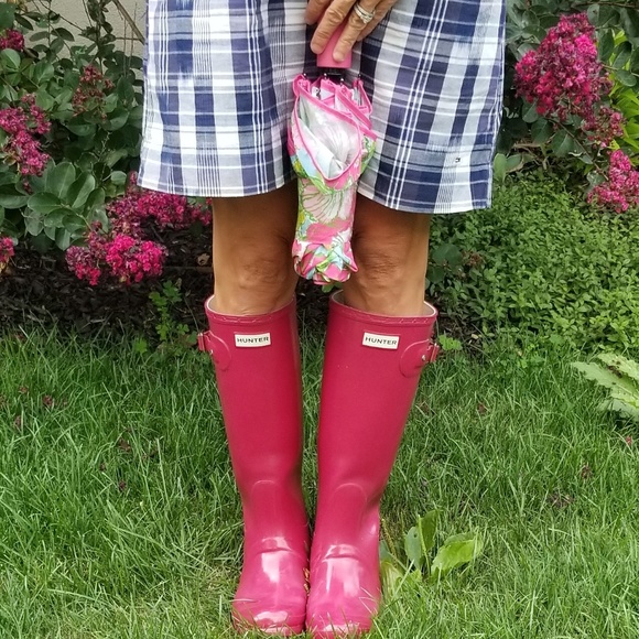 Hunter Tall Glossy Size 7 - Picture 6 of 13